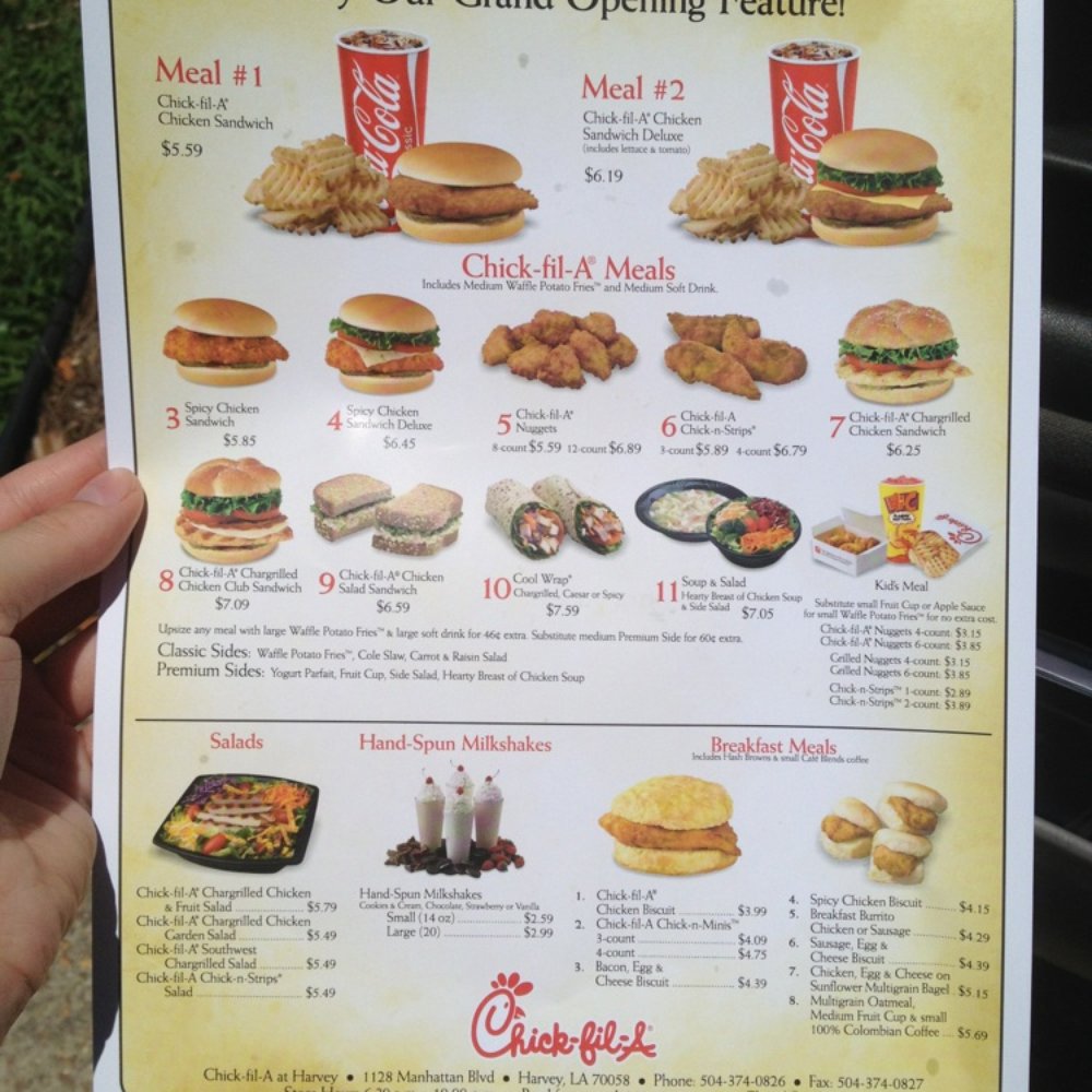 Chick-fil-A - Fast Food Near Me - Harvey, Louisiana