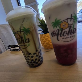 Aloha Waffle Bar - Delicious tea options..so faaaaancy! - Breakfast & Brunch Near Me - Jacksonville Beach, Florida Aloha Waffle Bar - Delicious tea options..so faaaaancy! - Breakfast & Brunch Near Me - Jacksonville Beach, Florida