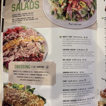 Beef 'O' Brady's - Menu - Pubs Near Me - Columbia, South Carolina