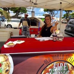 Fire Dance Pizza - What a good looking team (Chef Shannon And Alex) keeping it real!