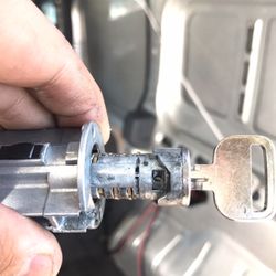 Velocity Locksmith - Removing a Toyota ignition lock cylinder to repair it.