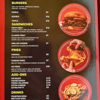 OG Smash Burger - Menu - Burgers Near Me - Glendale, California