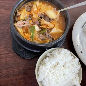 Go Go 7 - Kimchi stew comes with rice - Korean Near Me - San Francisco, California Go Go 7 - Kimchi stew comes with rice - Korean Near Me - San Francisco, California