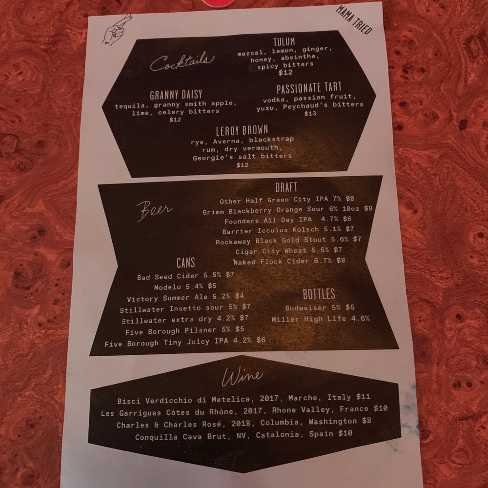 April 2019 menu April 2019 menu