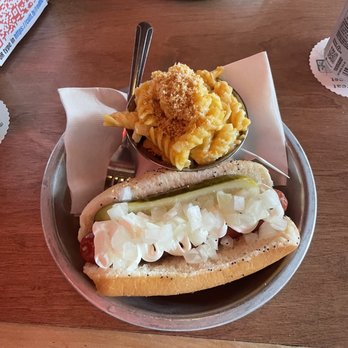 Red Hot - 6th Ave Strut-no tomatoes, added pickle - Hot Dogs Near Me - Tacoma, Washington Red Hot - 6th Ave Strut-no tomatoes, added pickle - Hot Dogs Near Me - Tacoma, Washington