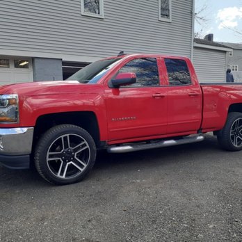 XpressTints 2 - Even out your trucks look with a pair of factory matched front windows. - Car Window Tinting Near Me - Branford, Connecticut
