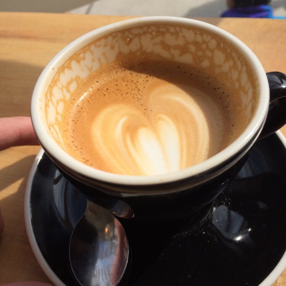 Bud’s Coffee Bar - 3/4 finishes cappuccino ! :) - Coffee & Tea Near Me - Toronto, Ontario