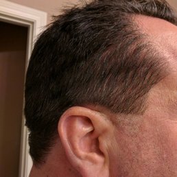 Way over the ear and extremely choppy and sloppy!