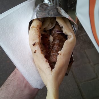 Saaj Baghdad - a hot dog wrapped in foil - Middle Eastern Near Me - Portland, Oregon