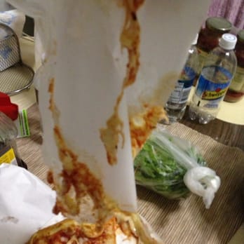 Daro's Pizza & Chicken - All the cheese came off the slice and was stuck to the paper. - Pizza Near Me - Flushing, New York