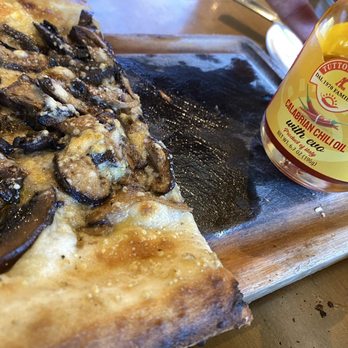 Pietro's - Funghi Pizza with chili oil - Italian Near Me - Lodi, California Pietro's - Funghi Pizza with chili oil - Italian Near Me - Lodi, California
