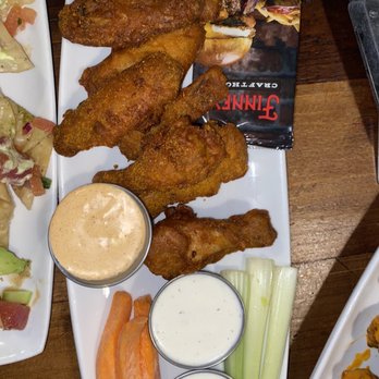 Finney's Crafthouse - Burbank - Cajun 7 spice Bone-In Hot Wings - New American Near Me - Burbank, California