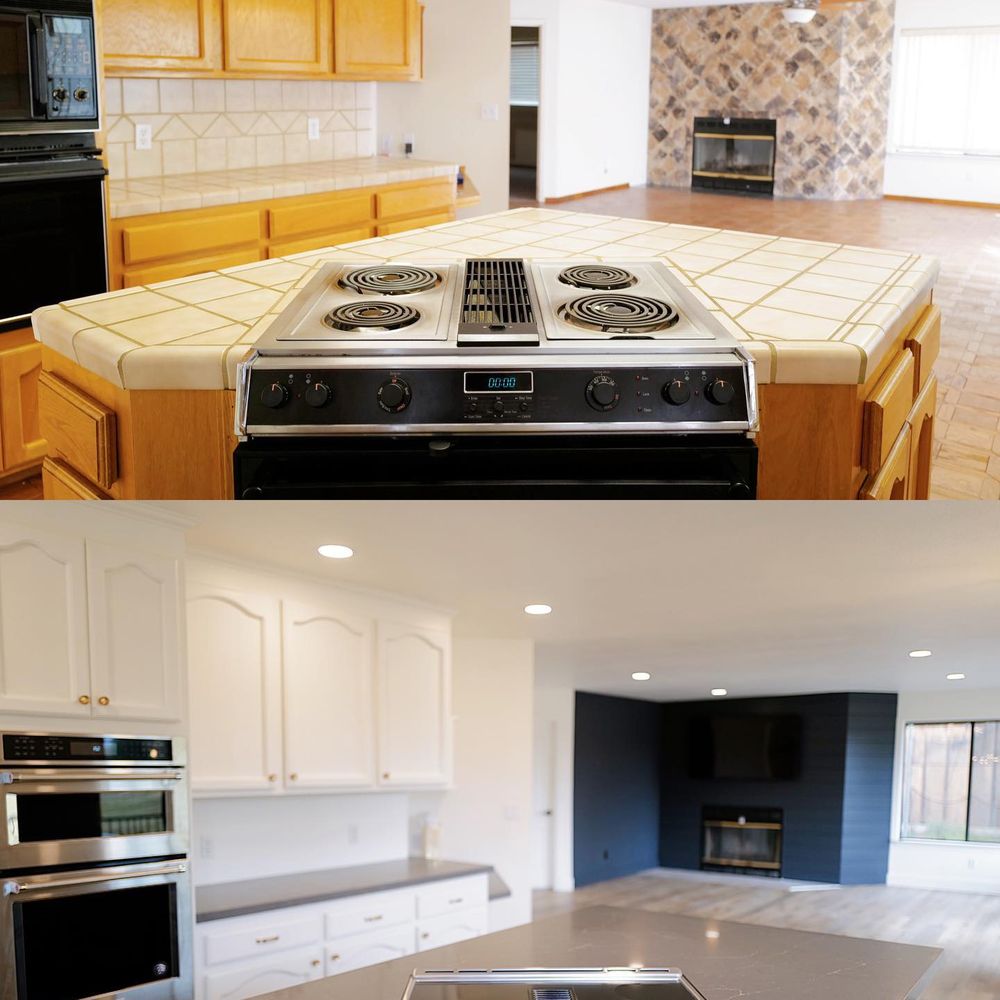 Green Acres Construction - a kitchen before and after remodeling - General Contractors Near Me - Sonora, California Green Acres Construction - a kitchen before and after remodeling - General Contractors Near Me - Sonora, California