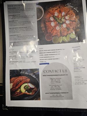 Menu photo 2 Salt And Pepper Taqueria Turlock, CA Menu photo 2 Salt And Pepper Taqueria Turlock, CA
