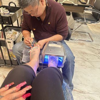 Color Nails - Pedicure In Full Effect With Tom - Nail Salons Near Me - Las Vegas, Nevada Color Nails - Pedicure In Full Effect With Tom - Nail Salons Near Me - Las Vegas, Nevada