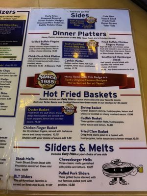 Menu photo 3 Toot's Restaurant Murfreesboro, TN Menu photo 3 Toot's Restaurant Murfreesboro, TN