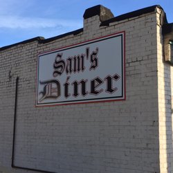 Sams Diner - The outside is right out of Mayberry.