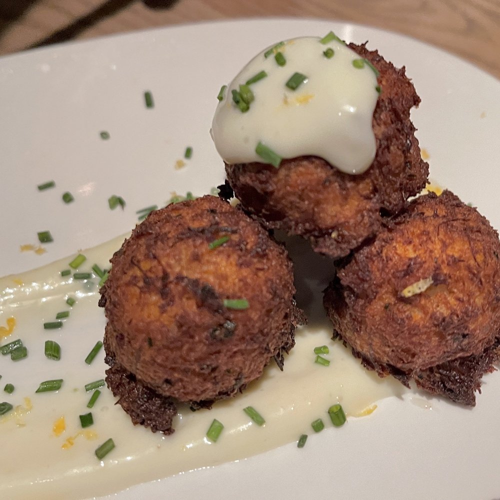 Corinne Denver - Crab Fritters - Breakfast & Brunch Near Me - Denver, Colorado Corinne Denver - Crab Fritters - Breakfast & Brunch Near Me - Denver, Colorado