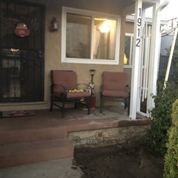 white trim is recent but the porch has been that way since the 90s or older