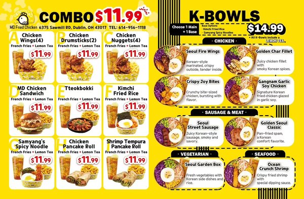 Menu photo 3 MD Fried Chicken & ViVi Bubble Tea Dublin, OH Menu photo 3 MD Fried Chicken & ViVi Bubble Tea Dublin, OH