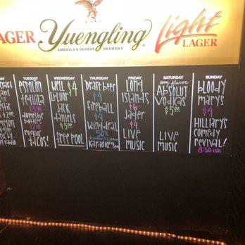 Fairview Tavern - Specials board - Cheesesteaks Near Me - Asheville, North Carolina