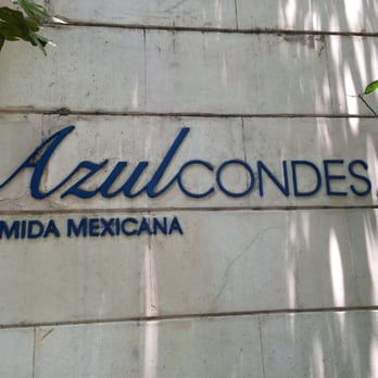 Azul - Azul signage in the Condesa, MX location - Mexican Near Me - México, D.F., DIF
