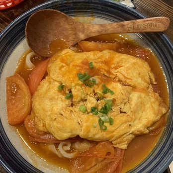 Noodle St - Delicious Egg with tomato over knife cut noodles - Noodles Near Me - Monrovia, California Noodle St - Delicious Egg with tomato over knife cut noodles - Noodles Near Me - Monrovia, California