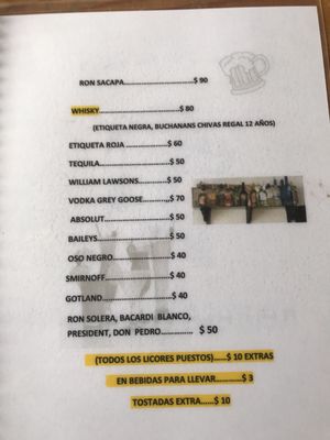 Menu photo 3 La Barracuda Playa del Carmen, ROO