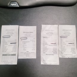 Receipts with proof. Receipts with proof.
