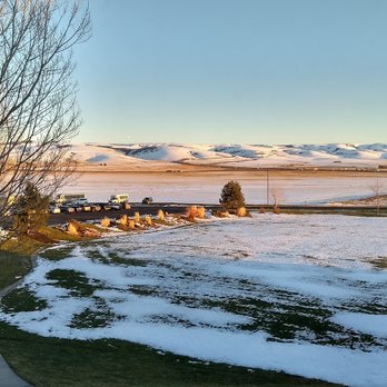 Plateau - Snow covered Blue Mountain - New American Near Me - Pendleton, Oregon