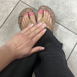 Full set and deluxe pedicure. Great job! Thank you Ken and Nancy