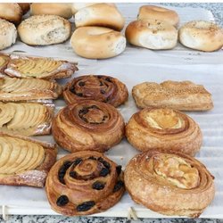 City Cafe & Bakery - Apple millefeuille, raisin Danish & cheese danish