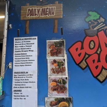 Bonzai Boyz - Daily menu - Food Trucks Near Me