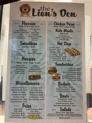 Menu photo 1 Lions Den Renovo, PA Menu photo 1 Lions Den Renovo, PA