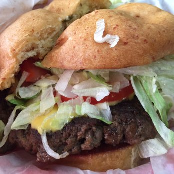 Fat Boyzzz - Bacon Cheeseburger on Jalapeno Cheddar bun - American Near Me - Longview, Texas Fat Boyzzz - Bacon Cheeseburger on Jalapeno Cheddar bun - American Near Me - Longview, Texas
