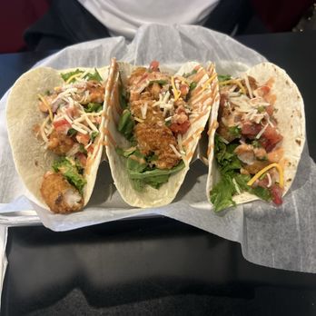 The Brown Dog - Buffalo shrimp tacos - Burgers Near Me - Palm Coast, Florida The Brown Dog - Buffalo shrimp tacos - Burgers Near Me - Palm Coast, Florida