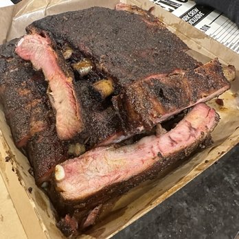 Fish Daddy's Grill House - Clark Crew BBQ's 14 bone slab. Delicious!! - Seafood Near Me - Tulsa, Oklahoma