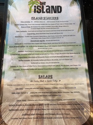 Menu photo 3 The Island Pottsboro, TX Menu photo 3 The Island Pottsboro, TX