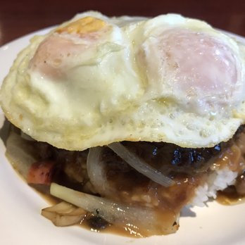 Eggs 'n Things - Waikiki Beach Eggspress - The Hawaiian Loco Moco! A little salty but very tasty! - Breakfast & Brunch Near Me - Honolulu, Hawaii Eggs 'n Things - Waikiki Beach Eggspress - The Hawaiian Loco Moco! A little salty but very tasty! - Breakfast & Brunch Near Me - Honolulu, Hawaii