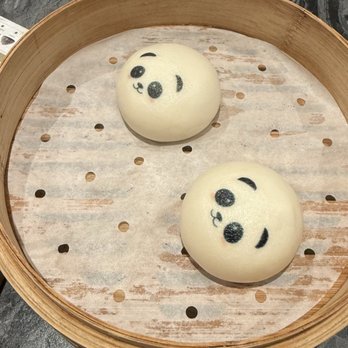 Paradise Dynasty - Chocolate panda buns, so cute & delicious! - Chinese Near Me - Glendale, California