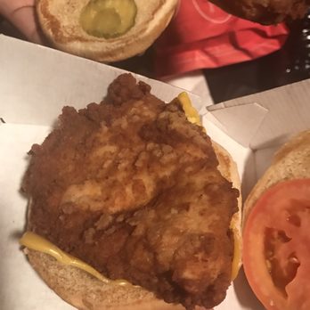 Chick-fil-A - My husband don't eat fried food & I don't eat cheese.... we had to throw both away. - Fast Food Near Me - Harvey, Louisiana Chick-fil-A - My husband don't eat fried food & I don't eat cheese.... we had to throw both away. - Fast Food Near Me - Harvey, Louisiana