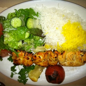 Darya Restaurant - Boneless Chicken Kebob Lunch Special - $10.99 - Persian/Iranian Near Me - Orange, California Darya Restaurant - Boneless Chicken Kebob Lunch Special - $10.99 - Persian/Iranian Near Me - Orange, California