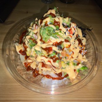 Poké Falls - Spicy Salmon & Tuna Poke Bowl, Poke Falls Hawaiian, off Hillsborough / Tampa Road & Racetrack Road, Oldsmar / Westchase Area, Tampa Bay - Hawaiian Near Me - Tampa, Florida