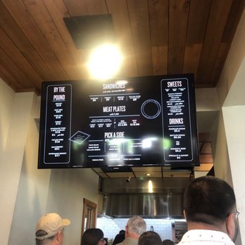 Killen's Barbecue - Menu above ordering counter. - Barbeque Near Me - Pearland, Texas