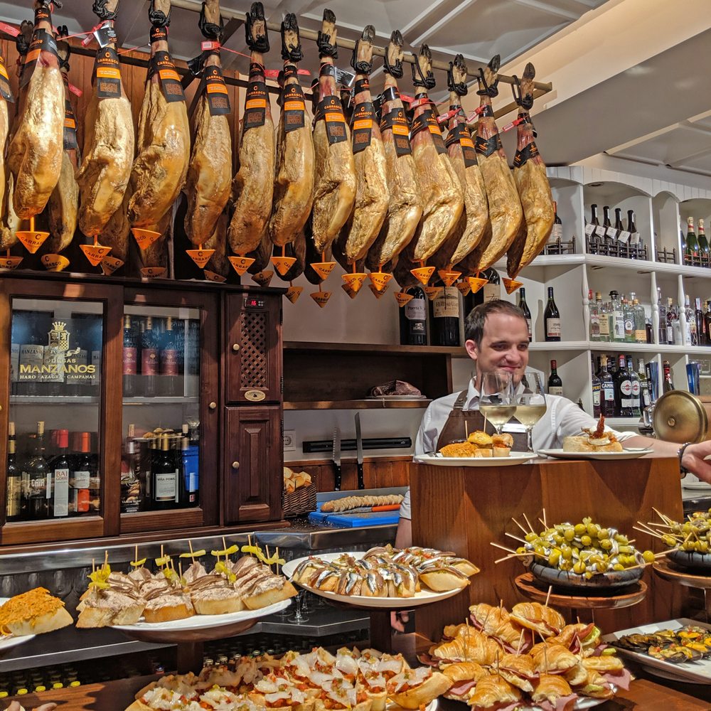 Casa Tiburcio - A huge array of appetizers to select from, before picking up the accompanying glass of wine. - Basque Near Me - Donostia / San Sebastián, SS