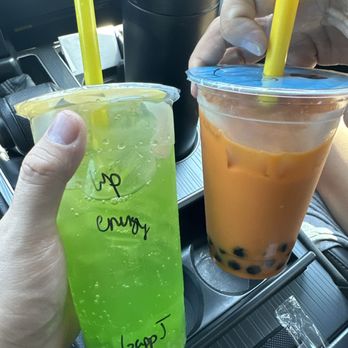 Bobazona - Green Apple energy and Thai Tea - Coffee & Tea Near Me - Goodyear, Arizona