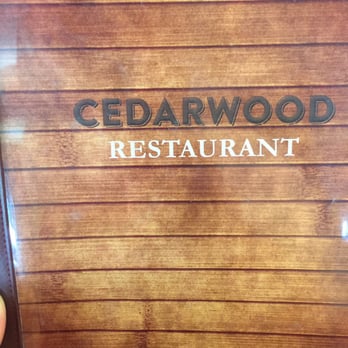 Cedarwood Restaurant - Menu front - Waffles Near Me - Lebanon, Kentucky