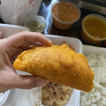 Cafe Colombia - turnover beef (Empanadas de res). - Colombian Near Me - Lynn, Massachusetts