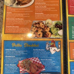 Pollo Shaddai - Menu