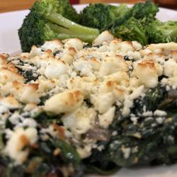 Stefano Greek Italian Restaurant - Chicken Florentine with broccoli. September 2026